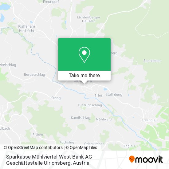 Sparkasse Mühlviertel-West Bank AG - Geschäftsstelle Ulrichsberg map