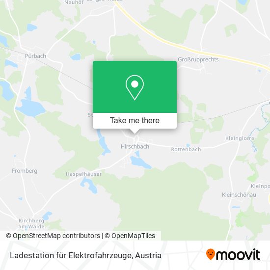 Ladestation für Elektrofahrzeuge map