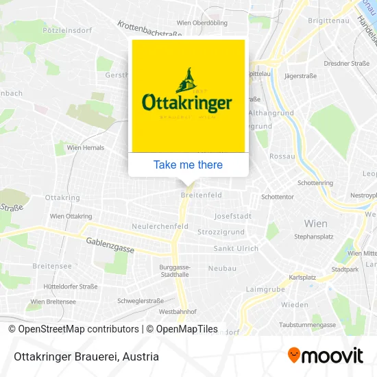 Ottakringer Brauerei map
