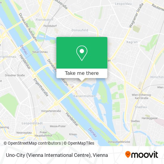 Uno-City (Vienna International Centre) map
