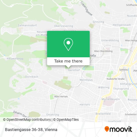 Bastiengasse 36-38 map