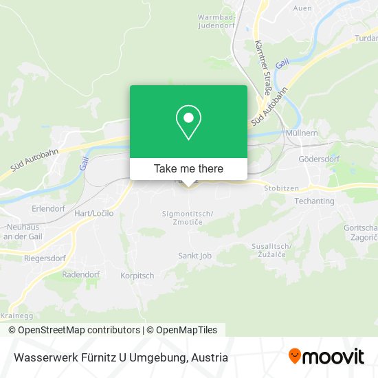 Wasserwerk Fürnitz U Umgebung map