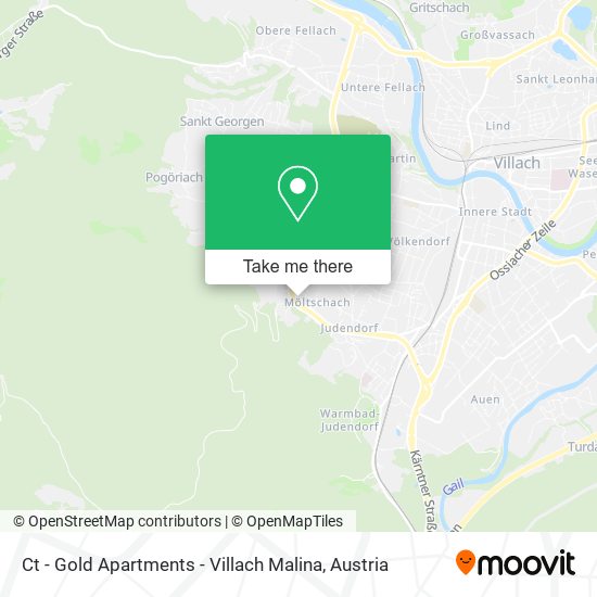 Ct - Gold Apartments - Villach Malina map