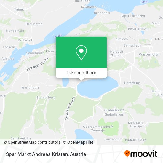 Spar Markt Andreas Kristan map