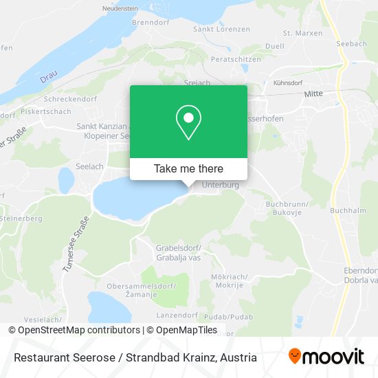Restaurant Seerose / Strandbad Krainz map