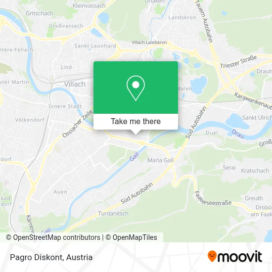 Pagro Diskont map