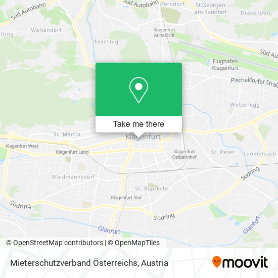 Mieterschutzverband Österreichs map