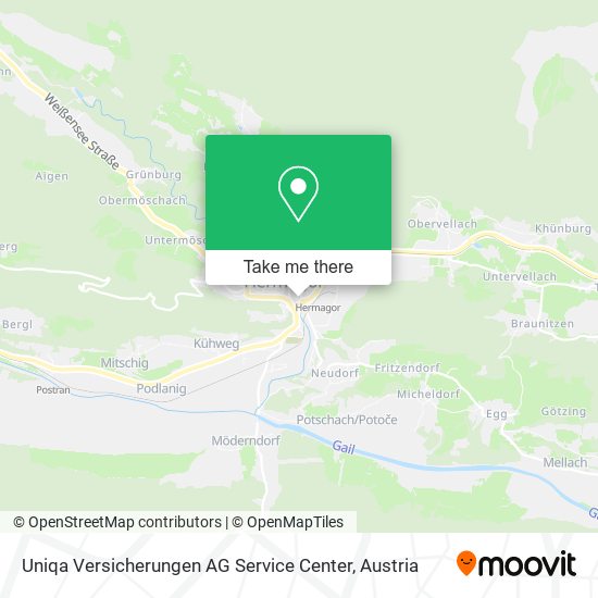 Uniqa Versicherungen AG Service Center map