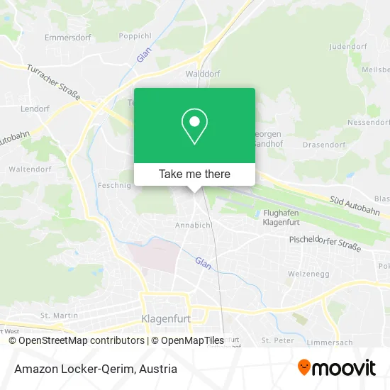 Amazon Locker-Qerim map