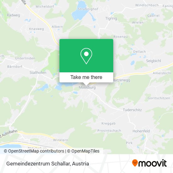 Gemeindezentrum Schallar map