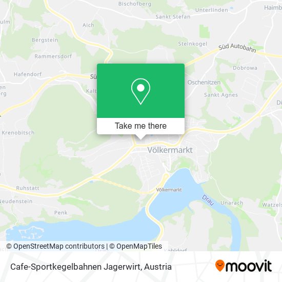 Cafe-Sportkegelbahnen Jagerwirt map