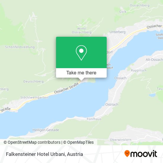Falkensteiner Hotel Urbani map