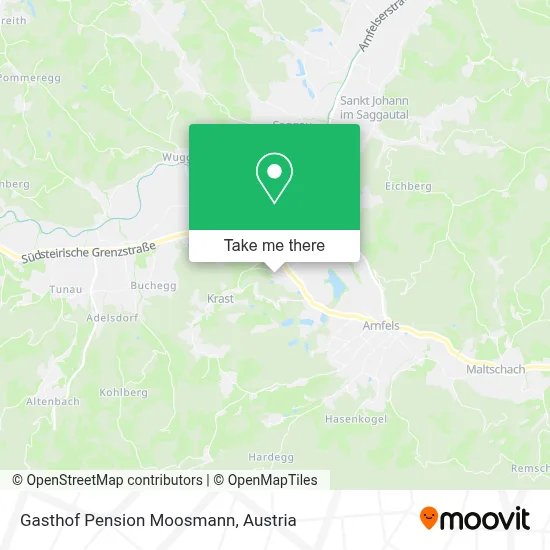 Gasthof Pension Moosmann map