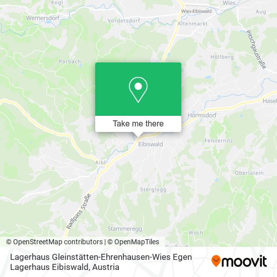 Lagerhaus Gleinstätten-Ehrenhausen-Wies Egen Lagerhaus Eibiswald map