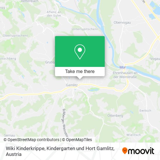 Wiki Kinderkrippe, Kindergarten und Hort Gamlitz map