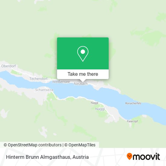 Hinterm Brunn Almgasthaus map