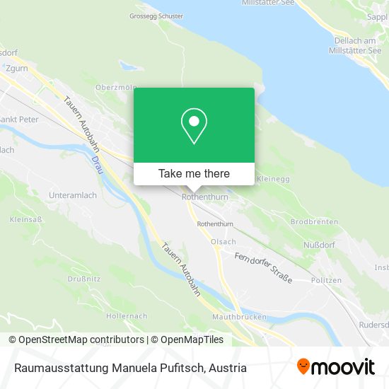 Raumausstattung Manuela Pufitsch map