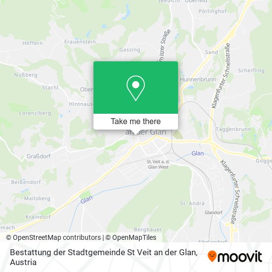 Bestattung der Stadtgemeinde St Veit an der Glan map