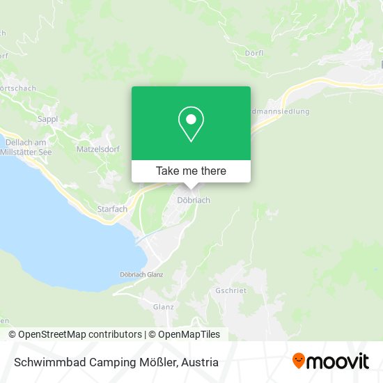 Schwimmbad Camping Mößler map