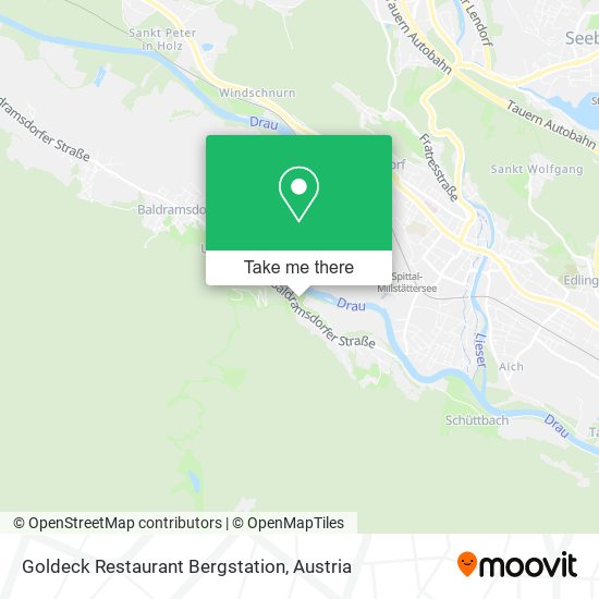 Goldeck Restaurant Bergstation map