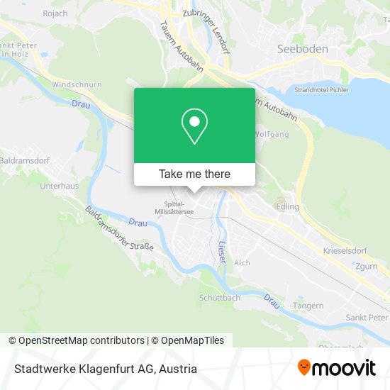 Stadtwerke Klagenfurt AG map