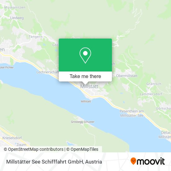 Millstätter See Schifffahrt GmbH map