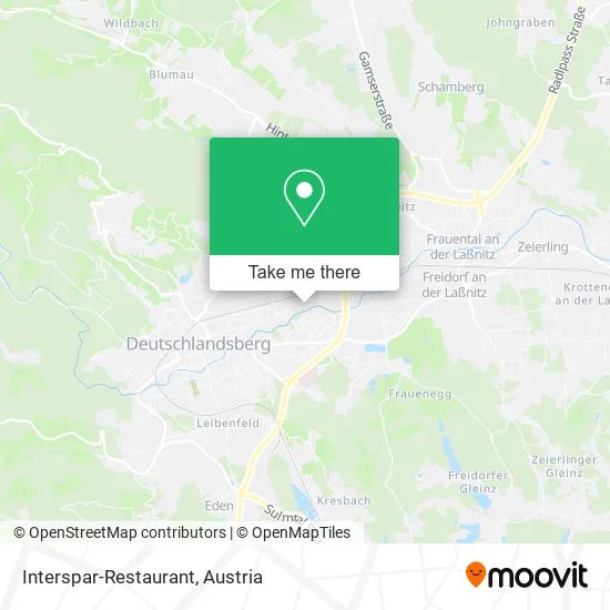 Interspar-Restaurant map