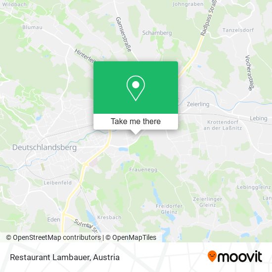 Restaurant Lambauer map
