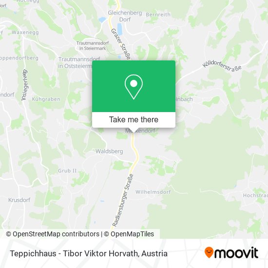 Teppichhaus - Tibor Viktor Horvath map