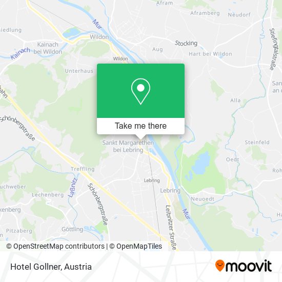 Hotel Gollner map