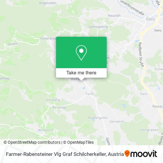 Farmer-Rabensteiner Vlg Graf Schilcherkeller map