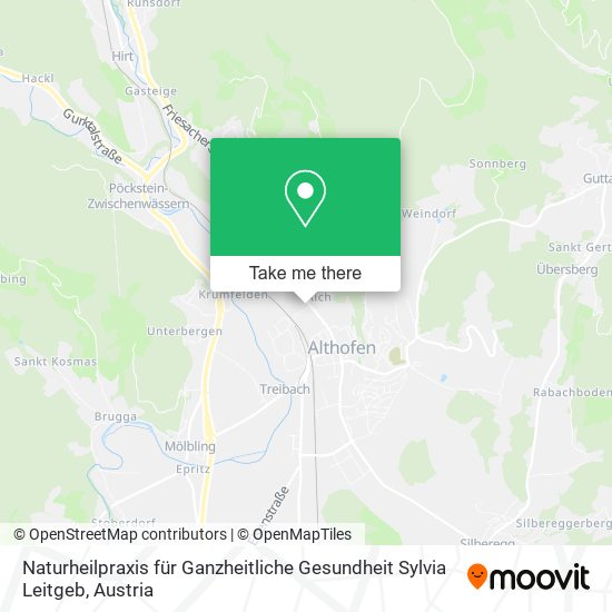 Naturheilpraxis für Ganzheitliche Gesundheit Sylvia Leitgeb map