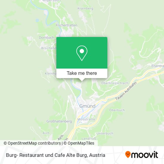 Burg- Restaurant und Cafe Alte Burg map