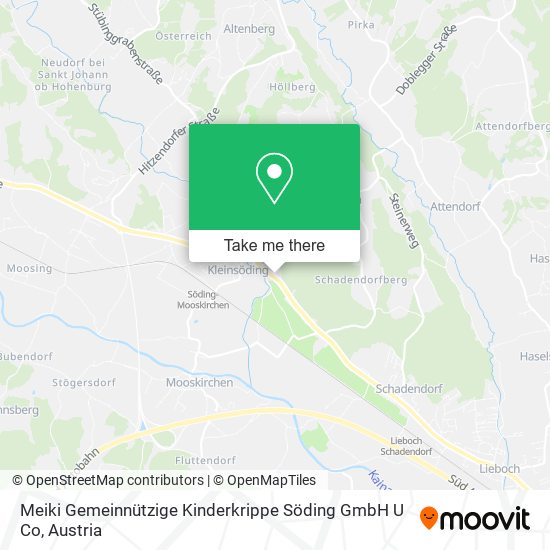 Meiki Gemeinnützige Kinderkrippe Söding GmbH U Co map
