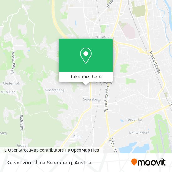 Kaiser von China Seiersberg map
