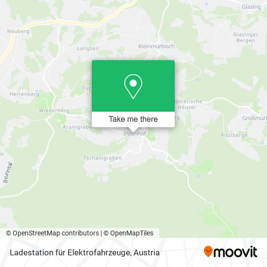 Ladestation für Elektrofahrzeuge map
