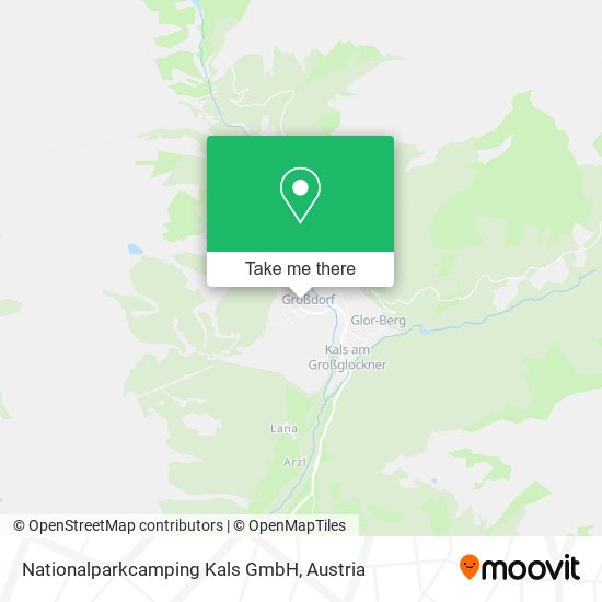 Nationalparkcamping Kals GmbH map