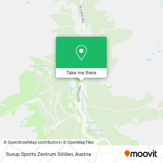 Sunup Sports Zentrum Sölden map