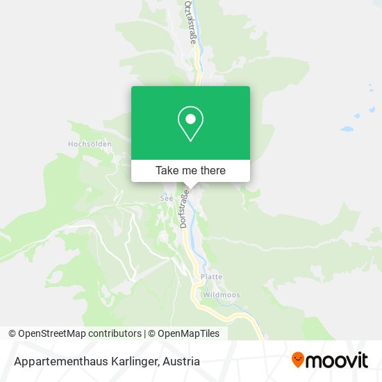 Appartementhaus Karlinger map