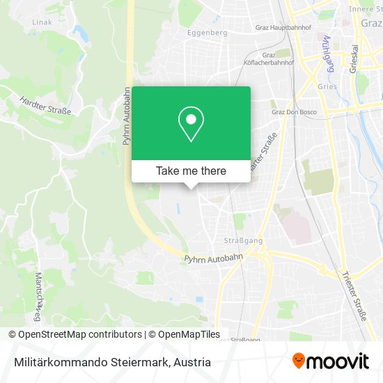 Militärkommando Steiermark map