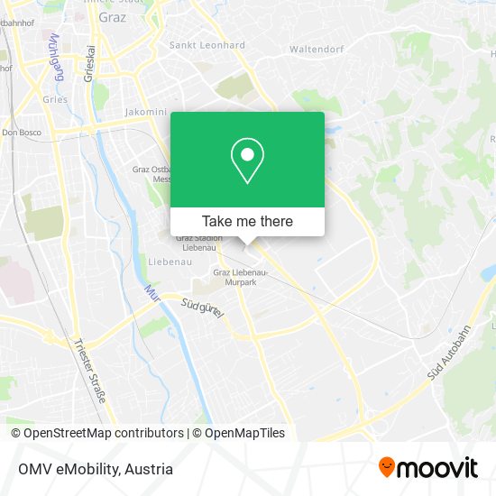 OMV eMobility map