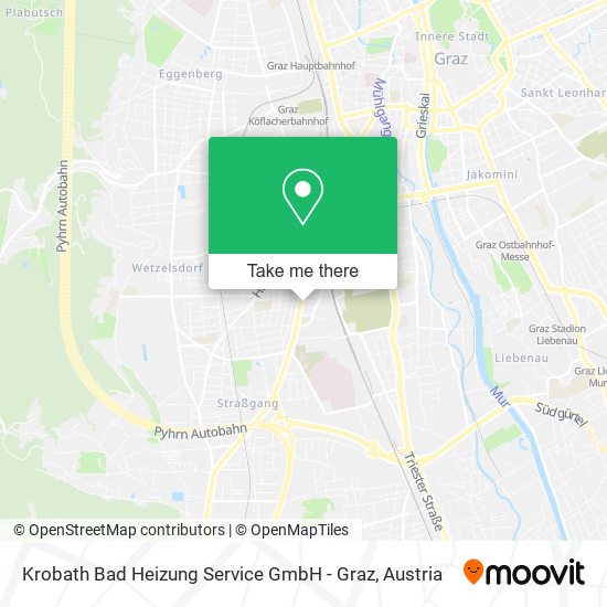 Krobath Bad Heizung Service GmbH - Graz map