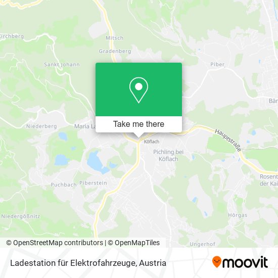 Ladestation für Elektrofahrzeuge map