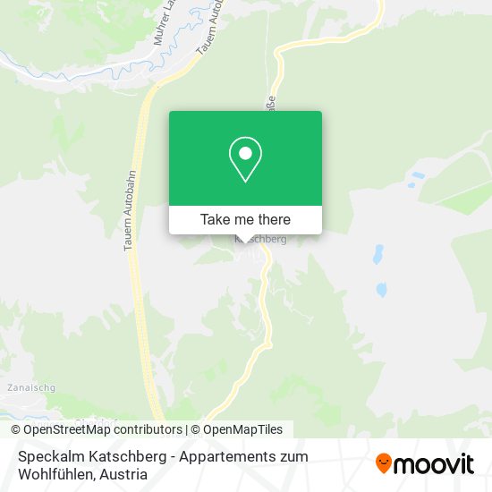 Speckalm Katschberg - Appartements zum Wohlfühlen map