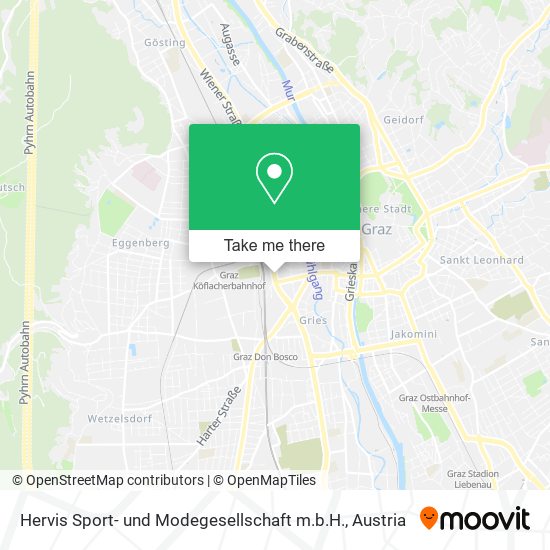 Hervis Sport- und Modegesellschaft m.b.H. map