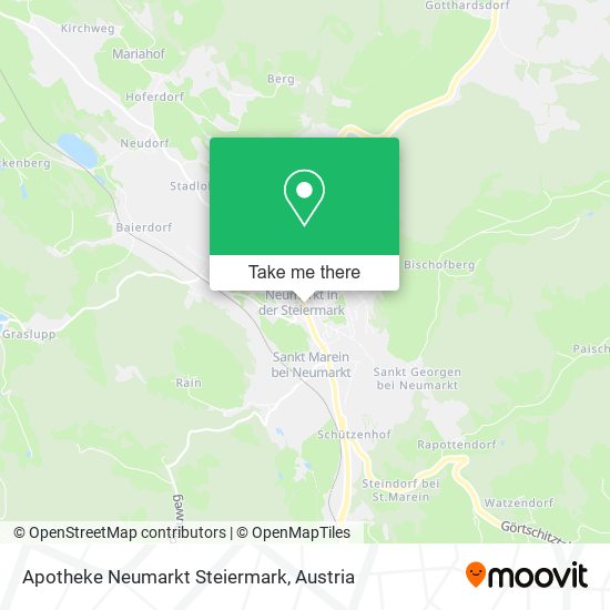 Apotheke Neumarkt Steiermark map