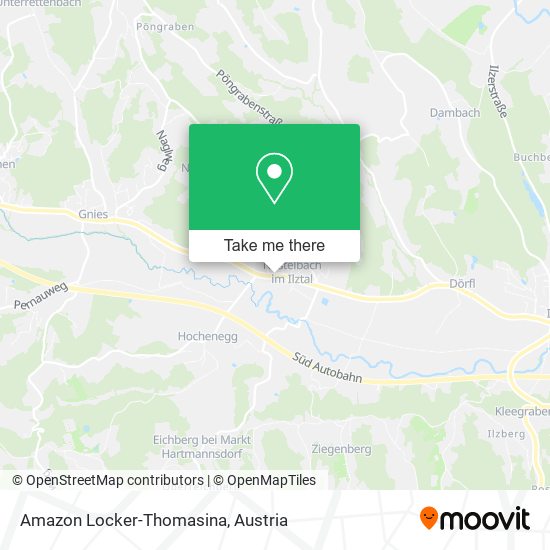 Amazon Locker-Thomasina map