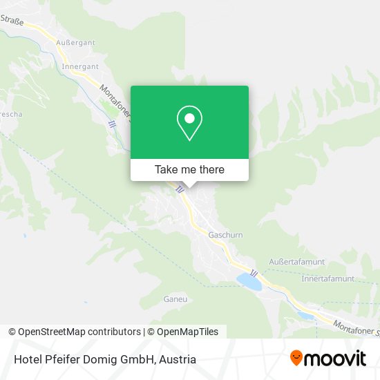 Hotel Pfeifer Domig GmbH map