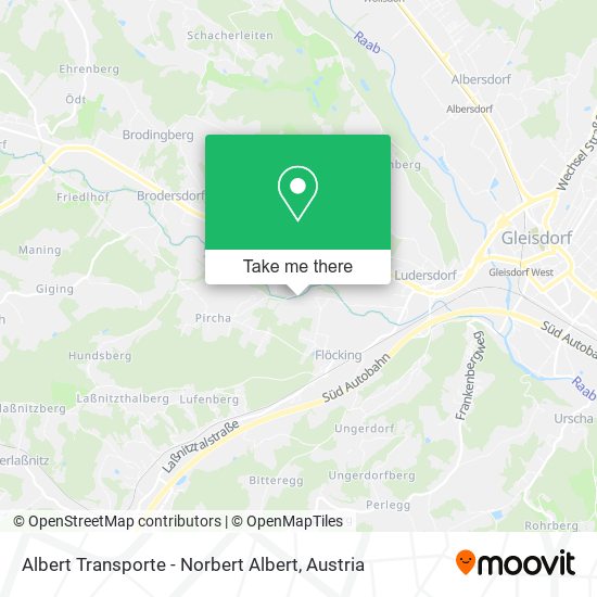 Albert Transporte - Norbert Albert map