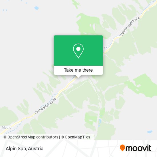 Alpin Spa map